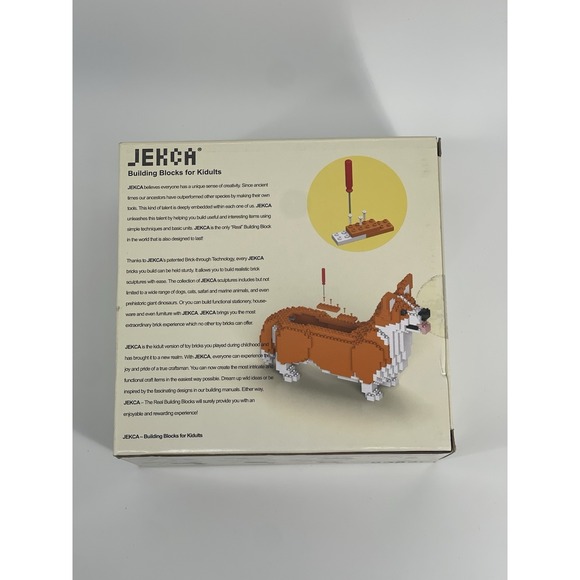 New JEKCA Bichon Frise 01S Building Blocks Set 730+ Pieces Dog Model